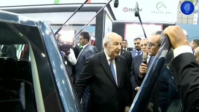 رئيس الجمهورية عبد المجيد تبون يطوف بمختلف أجنحة معرض الإنتاج الجزائري