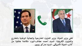 الوزير عطاف يبحث مع نظيره الأمريكي تطورات الأوضاع في الشرق الأوسط