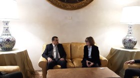 عرقاب يعقد مباحثات مع الرئيسة المديرة العامة لشركة “زهيرو” الإيطالية