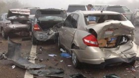 إصابة 7 أشخاص في حادث تصادم تسلسلي بسيدي بلعباس