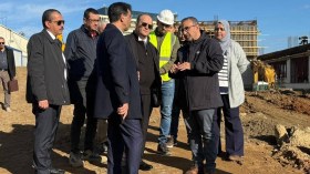 غريب يجري زيارة تفقدية لمشروع قصر المعارض الجديد في الجزائر العاصمة