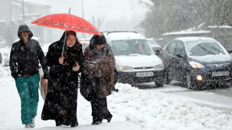 تنبيه من المستوى الثاني: ثلوج على 8 ولايات