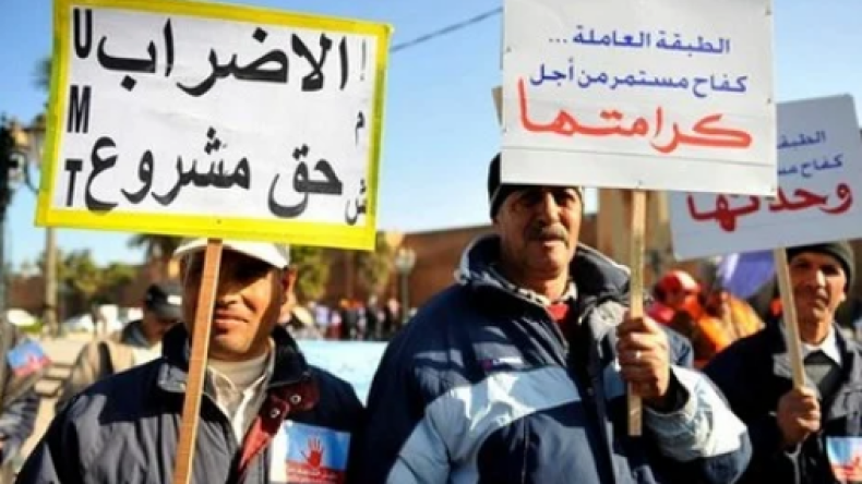 إضراب ضد قانون الإضراب بالمغرب!