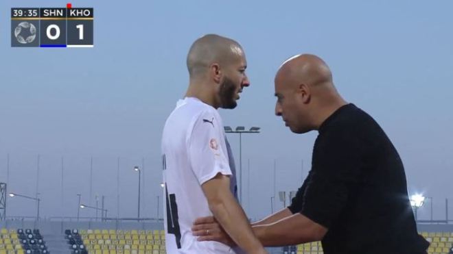 بِالفيديو: هني غاضب من مدربه بعد استبداله