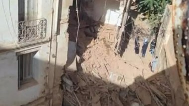 Alger: Effondrement d’un ancien immeuble dans la commune de la Casbah sans aucune perte à déplorer