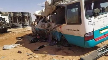 Onze blessés dans une collision entre un bus et un camion à Sétif