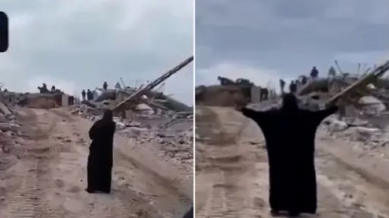 لبنانية تواجه رصاص الصهاينة ببسالة.. فيديو يحصد تفاعلا واسعا