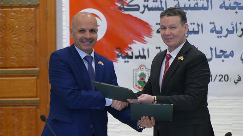 تفعيل التعاون بين الجزائر وتونس ضد الأخطار الطبيعية والتكنولوجية