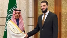 الشرع يستقبل وزير الخارجية السعودي  