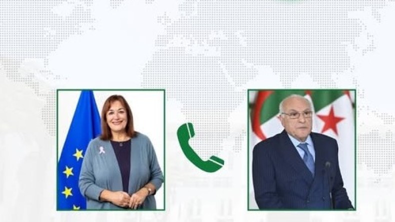 عطاف يتحدث هاتفيا مع مسؤولة بالاتحاد الأوروبي  