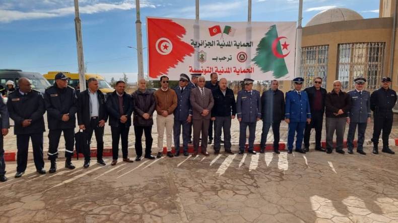 وفد من الحماية المدنية التونسية يحل بالجزائر