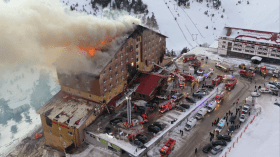 حداد في تركيا بعد مصرع 76 شخصا في حريق بمنتجع للتزلج