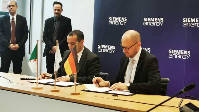 إتفاق شراكة بين “سونلغاز” و”سيمنس” لتطوير إنتاج الطاقة المتجددة وصيانة المنشآت