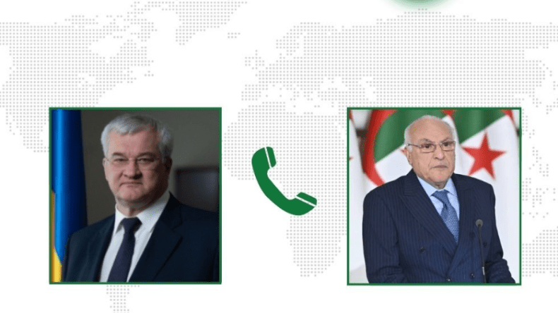عطاف يتلقى مكالمة هاتفية من نظيره الأوكراني