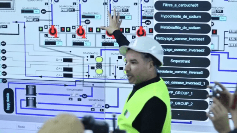 محطة تيغرمت لتحلية مياه البحر ببجاية تدخل مرحلة التدفق التجريبي