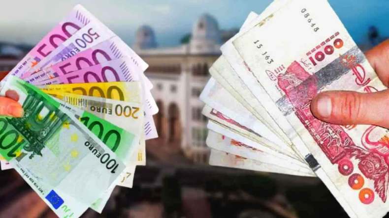 L’euro en baisse: L’équivalent de 100 euros en dinar algérien!