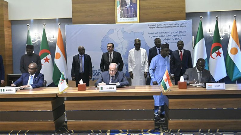 لبنة أخرى في مشروع أنبوب الغاز العابر للصحراء