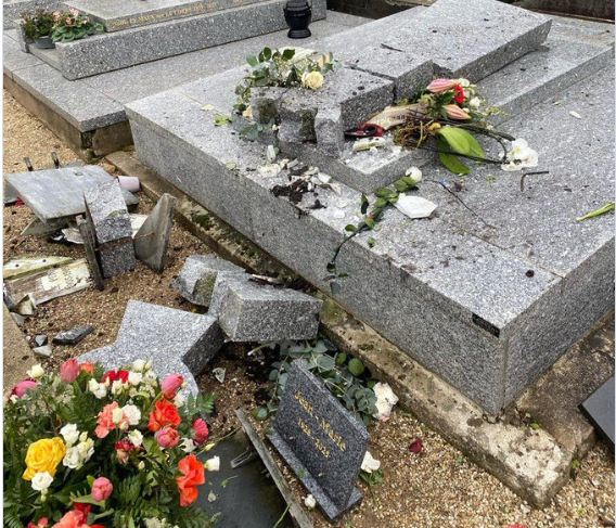 La tombe de Jean-Marie Le Pen profanée 