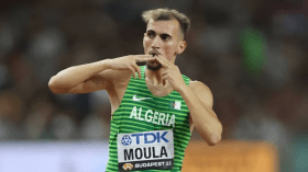 الجزائري مولا يتألق في ملتقى أوسترافا لألعاب القوى داخل القاعة