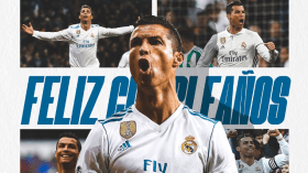 ريال مدريد يهنئ كريستيانو رونالدو