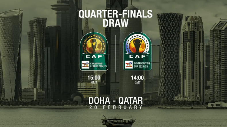 “كاف” يعلن عن موعد ومكان إجراء قرعة ربع نهائي دوري الأبطال وكأس الكونفدرالية