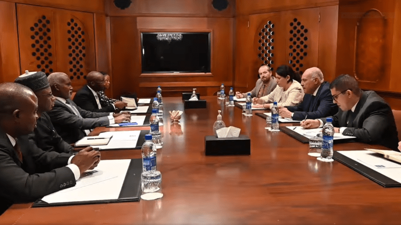 عطاف يجري مباحثات مع نظراءه الأفارقة بأديس أبابا