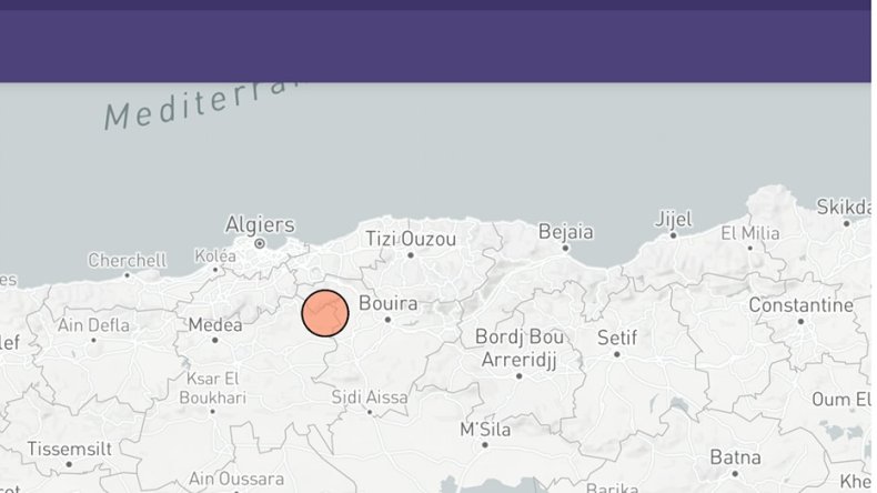 هزة أرضية جديدة تضرب ولاية المدية