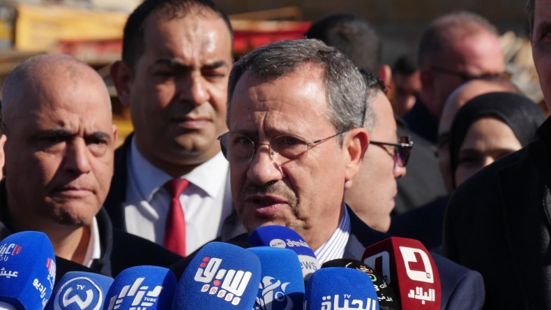 رخروخ يُشرف على إعطاء اشارة إنجاز خط السكة الحديدية المزدوجة بين قصر البخاري وبوغزول