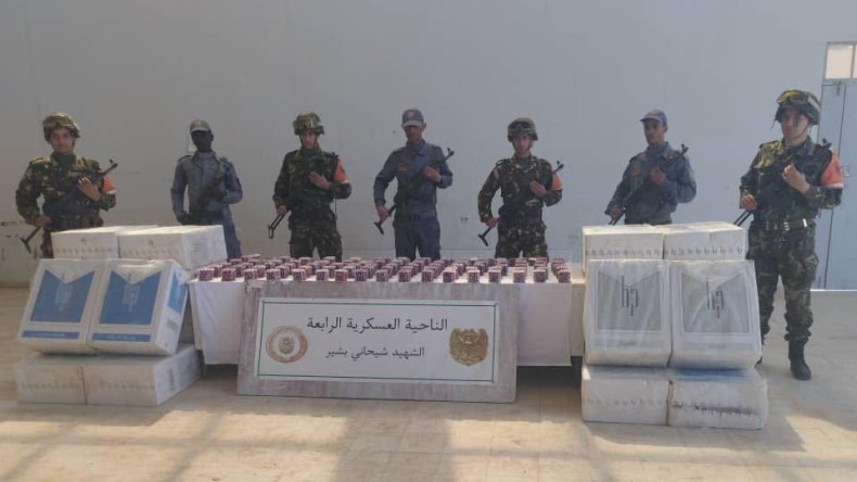 إحباط محاولة تهريب أكثر من 128 ألف قرص مهلوس بورقلة