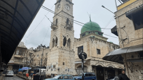 الاحتلال الصهيوني يُحرق “مسجد النصر” في نابلس (فيديو)