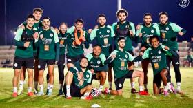 بِالصّور: أوّل حصّة تدريبية لـ “محاربي الصحراء” بِبوتسوانا