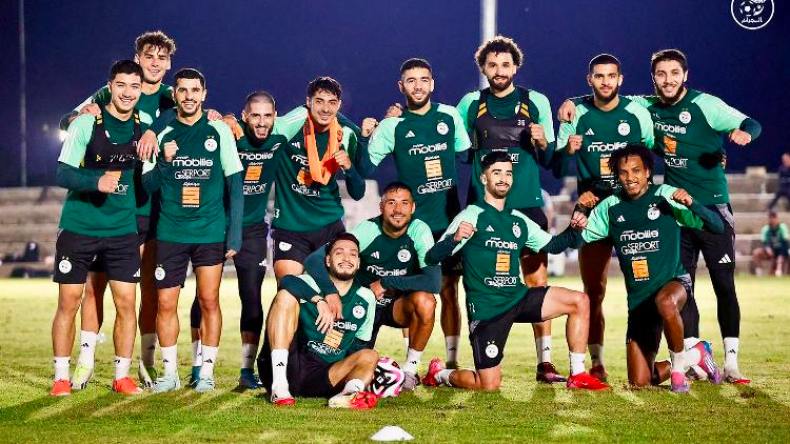 بِالصّور: أوّل حصّة تدريبية لـ “محاربي الصحراء” بِبوتسوانا