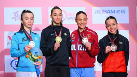 بالصور.. الجزائرية سيليا ويكان تتوّج بالذهب في بطولة الدوري العالمي للكاراتي