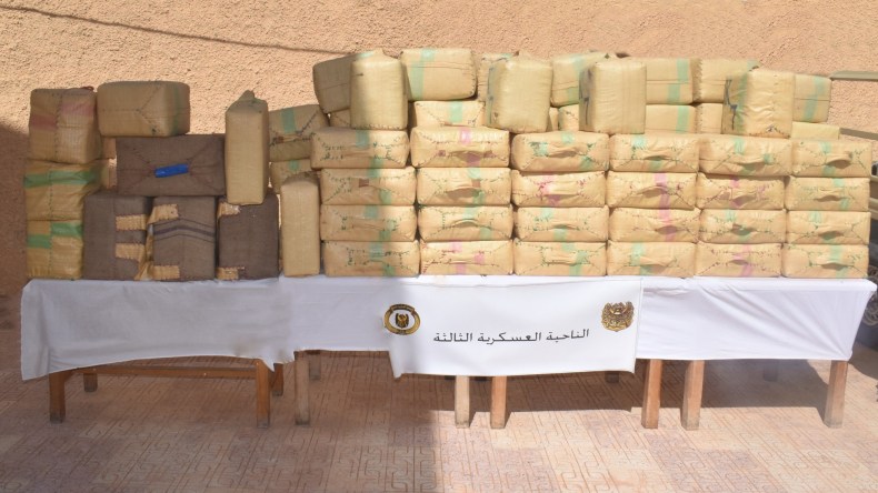 إفشال إدخال أزيد من 25 قنطارا من المخدرات قادمة من المغرب