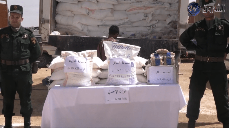 الدرك الوطني بتمنراست يحجز أزيد من 30 طن من المواد الغذائية المدعمة (فيديو)