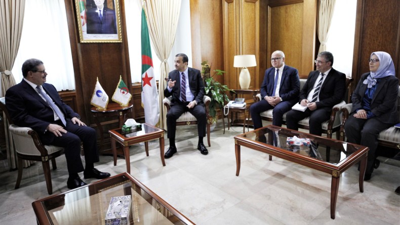عرقاب يتباحث أوضاع السوق العالمية للغاز مع الأمين العام لمنتدى الدول المصدرة للغاز