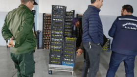 بالصور.. حجز 14 قنطار من التفاح الموجّه للمضاربة