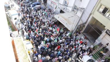Le MSP organise un sit-in de solidarité avec le peuple palestinien