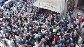 وقفة تضامنية مع صمود الشعب الفلسطيني في عاصمة الجزائر (صور)