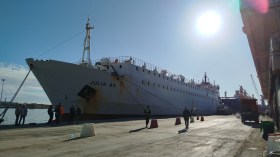 ميناء الجزائر: وصول سفينة ثالثة محمّلة بـ 16 ألف رأس غنم من رومانيا (صور)