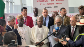 بالصور.. وصول الطائرة الأولى للجوية الجزائرية نحو أبوجا