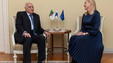Attaf s’entretient à Helsinki avec son homologue finlandaise