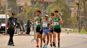البطولة العربية لألعاب القوى.. ذهبية وبرونزية للجزائر في سباق 20 كم مشي