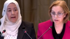 بالفيديو.. كلمة قوية للجزائريتين ساحلي وبوروبة أمام العدل الدولية