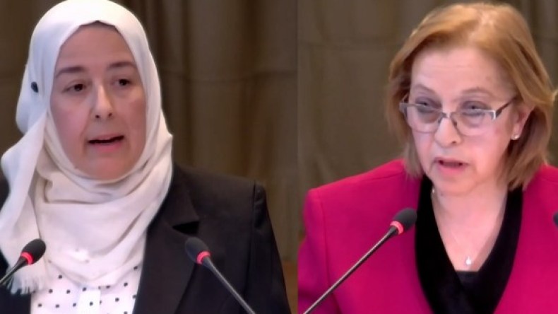 بالفيديو.. كلمة قوية للجزائريتين ساحلي وبوروبة أمام العدل الدولية