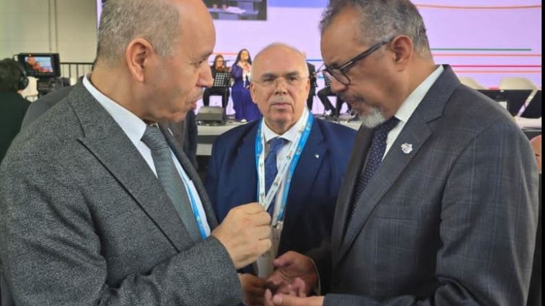 هذا ما دار بين سايحي والمدير العام لمنظمة الصحة العالمية