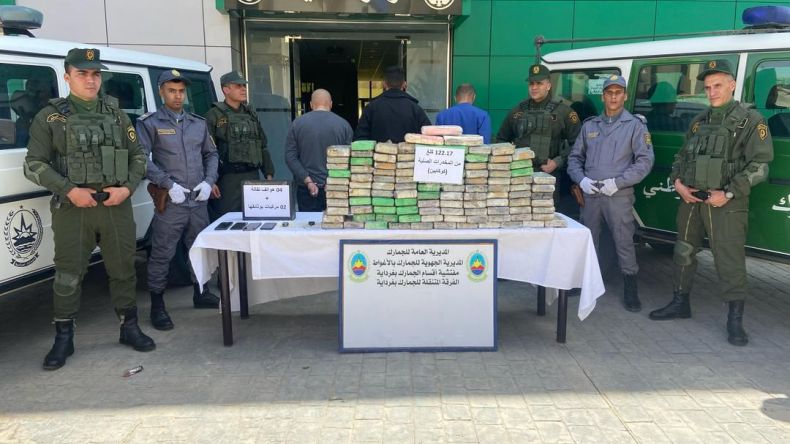 إحباط محاولة تهريب أزيد من قنطار من الكوكايين بغرداية