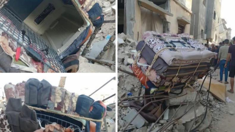 بزي نسائي وصندوق نازحين.. خداع صهيوني دنيئ في غزة