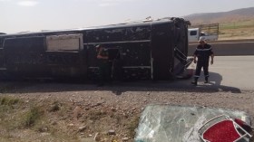 9 مصابين في حادث انقلاب حافلة لنقل المسافرين بباتنة