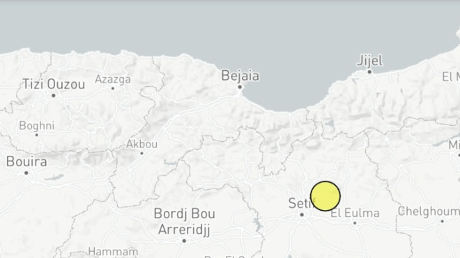 هزة أرضية في سطيف